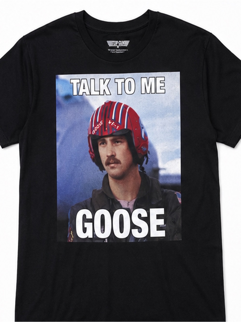 Black 'Talk To Me Goose' Graphic Short-Sleeve Tee - Picture 2 of 4